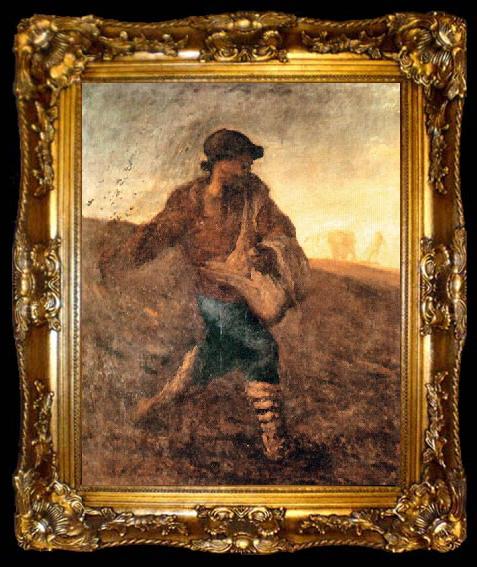 framed  Jean-Franc Millet The sower, ta009-2